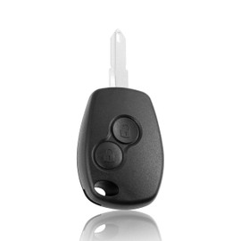 Car Key Shell Compatible with Renault Clio Kangoo Master Modus Twingo Dacia Dokker Duster Lodgy Logan Sandera Stepway - Car Key Shell Pilot Fob Car Key 2 Buttons