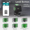 JEPPO Laser Level 360 Self Leveling,4D 4x360° Green 16 Cross