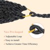 9 Packs 8 Inch Pre Looped Boho Box Braids Crochet