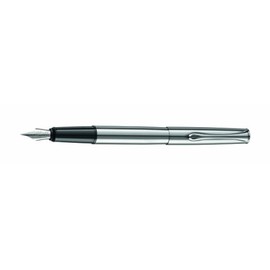 Diplomat Esteem Broad Steel Nib Fountain Pen - Matt Chrome