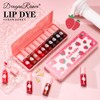 Strawberry Lip Tint Set, 10 pcs, Waterproof, Long-Lasting, High Pigment
