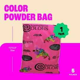 Chameleon Colors 5 lb. Color Powder - 1 Pack - Vibrant Magenta Color - For 3-5 People - Non-Toxic & Gluten-Free - For Holi, Color Wars, Fun Run, Gender Reveal, Summer Camp & More