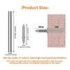 Daiilg 250Pcs Skirting Board Nails Double Skirting Thread Seamless Nail