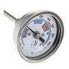 Vaguelly Threaded Stainless Steel Wine Thermometer for Brewing High Precision