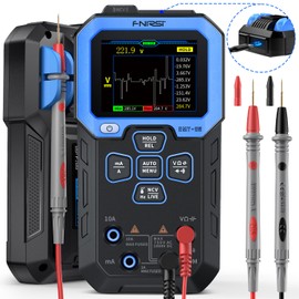 FNIRSI DMT-99 Digital Multimeter 9999 Counts TRMS, Rechargeable Auto-Ranging Volt Meter with Recording and Monitoring Data Mode, Resistance, Capacitance, Diode, Frequency, NCV, Current Voltage Tester