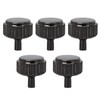 5pcs Watch Crown Steel Watch Head Repairing Parts Replacement Accessories