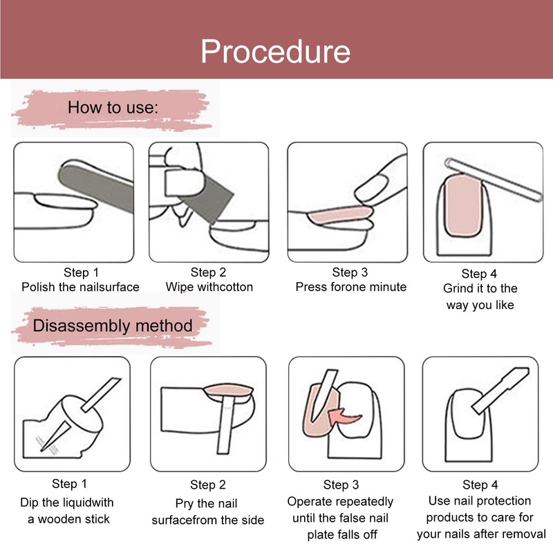 SJUIEO 24 Pieces Almond Nails False Nails Women Nails Floral