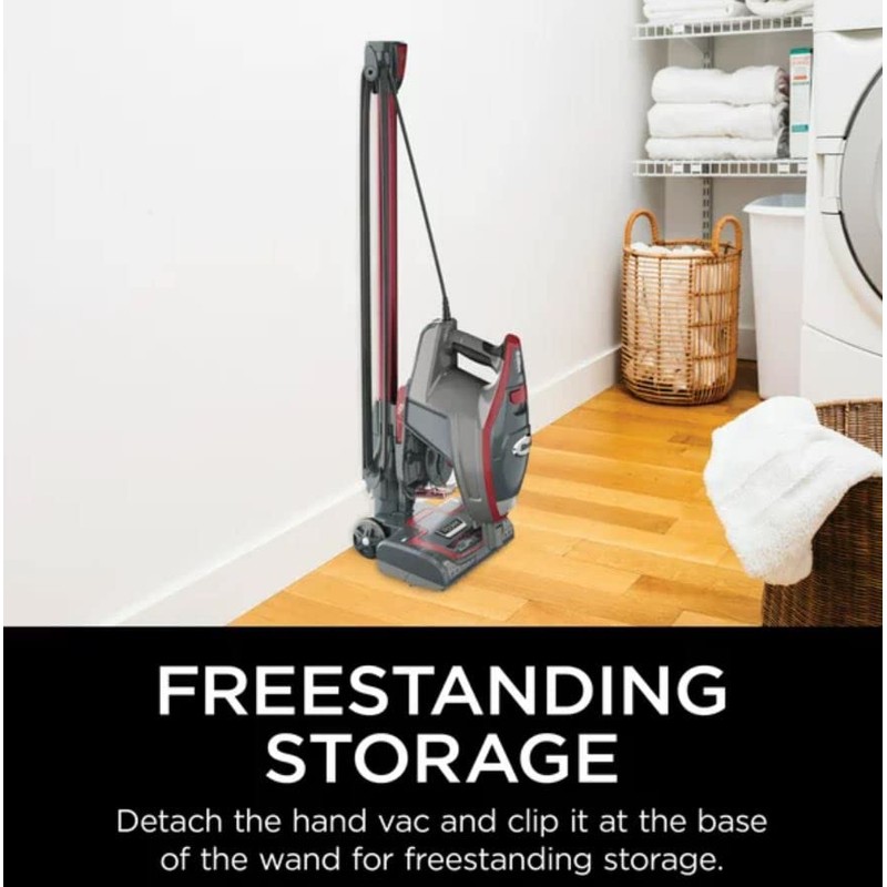 SHARK HV370 Rocket Pro Corded Stick Vacuum, Comet Red (Renewed)