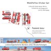 Sunnywall Premium Wall Sticker Fire Brigade Action Car Wall Sticker