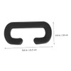 Angoily 4pcs Sponge Cushion Pu Leather Vr Mask Pad Face