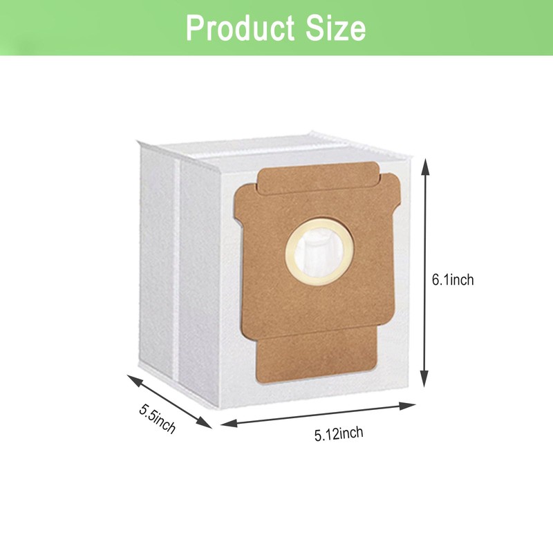 12 Pack Q0520 Vacuum Bags for iRobot Roomba Vacuum 2