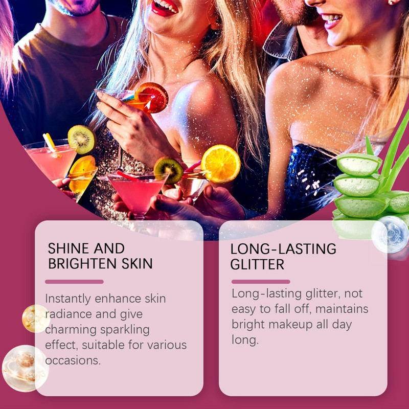 Hair Colourations for Carnival Glitter Face Stick, Mermaid Glitter Pens,