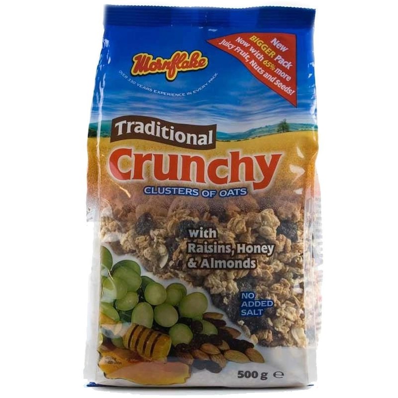 Mornflake | Honey, Raisin & Almond Crunchy | 6 x