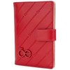 Cloe Porta Pasaporte Grande Look Troquelado Color Negro para Mujer