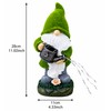 Solar Gnome Garden Statue for Outdoor Decor – Cute LED