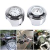 Qiilu Motorcycle Clock, 7/8" 1" Motorcycle Clock Handlebar Motorcycle Handlebar
