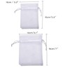 Derbway Pack of 60 Organza Gift Bags, Jewellery Bags, Wedding