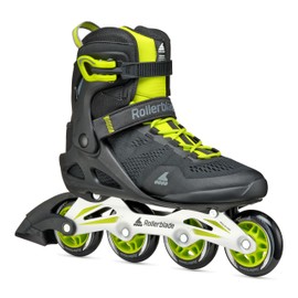 Rollerblade Macroblade 80 Men's Adult Fitness Inline Skate, Lime and Black, Performance Inline Skates