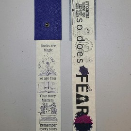 Tiny Book Bookmark Key Chain - Creative Twist on Normal Bookmark bookish merch - Color: Wednesday