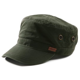 Siggi Men's Cap, Casual, Large Size, UV Protection, Breathable, For Outdoor Activities, Fishing, Golf, Watching Sports, All Seasons, 92597-army green