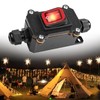 Wjelet Waterproof Inline Switch, IP67 12V 20A DC DPST 4-Pin
