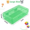 Pencil Box, Large Capacity Clear Pencil Case, 1 Pack Hard