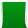 BOLLUMA 1.8x2.7m Green Screen Background Photography Backdrop, 100% Cotton Muslin