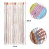 200 x 100 cm Thread Curtain, Colourful Glitter Fly Curtain,