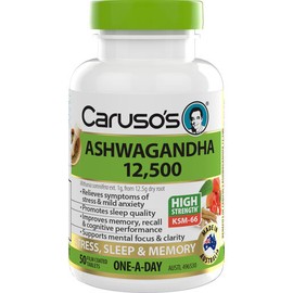 Caruso's Natural Health Ashwaganda 12,500 50 Tablets