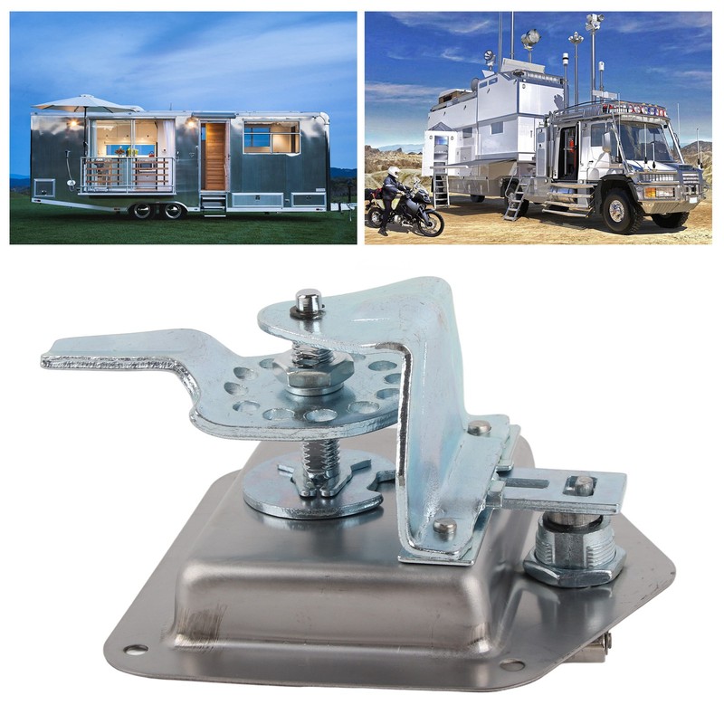 Polished Stainless Steel Toolbox Lock T Handle Latch Foldable Trailer
