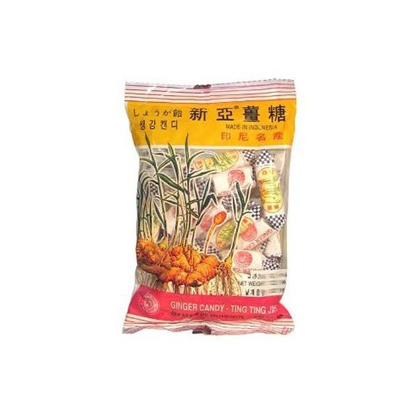 Ting Ting Jahe Ginger Candy 4.4oz 125g (2-pack)