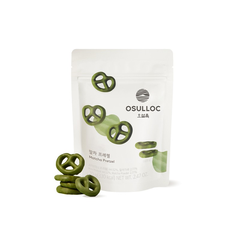 OSULLOC Matcha Pretzel 70g - OSULLOC Matcha Pretzel 70g
