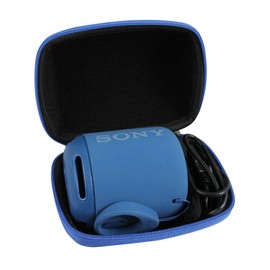 Sony SRS-XB13/SRS-XB12/SRS-XB10 Wireless Portable Speaker, Deep Bass Model Dedicated Storage Case - Hermitshell (Blue)