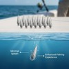 MLYLM Teardrop Drop Shot Sinkers, Lead Fishing Weights, Bass Catfish