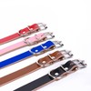 Quality Leather Dog Collar, Classic Soft Padded Stylish Breathable Pet
