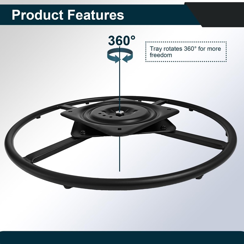 Racfenick Recliner Swivel Ring Base Replacement with Plate,Heavy Duty Furnitures