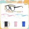 GZGRYTRC 3 Piece Blue Light Glasses, Clear Glasses, Light Blocking