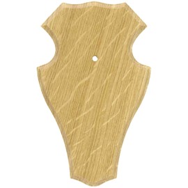 Oak Hearing Board with Pine Inlay, Roe Roe Gamswild Light Dark Set with Ear Clip, Brown (Light 9 x 12, 1)