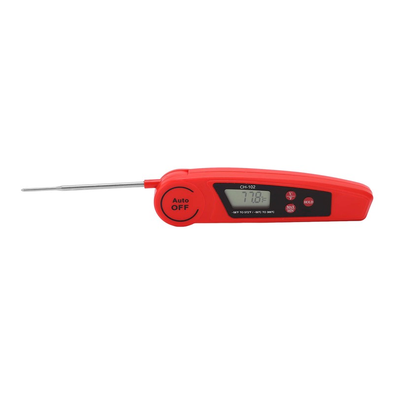 Digital Meat Thermometer 180° Foldable Probe 5S Measurement IP66 Waterproof