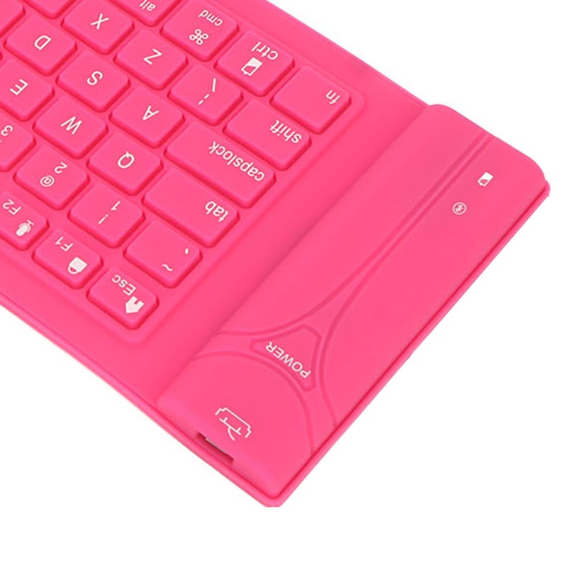 Foldable Silicone Keyboard 108 Keys Waterproof Full Sealing Design Mute