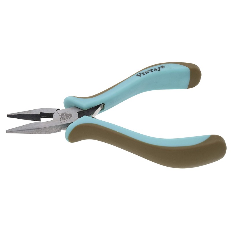 Vintaj Chain-Nose Pliers with Cutter and Ergonomic Grip, Jewelry Making