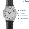 Atrium Men's Watch Very Clear Silver Analogue Quartz 3 Bar