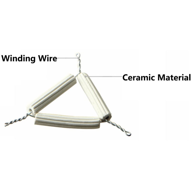 Laboratory Clay Triangle Ceramic Tube Stable Clay Triangle for Support
