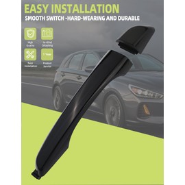 Exterior Outside Door Handle Front/Rear Right Side Compatible with Hyundai Elantra 2017 2018 2019 2020 Replaces OE# 82661-F2010 82662-F2040