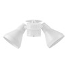 GLOBE 180-Degree 240 W Twin Head White Hardwired Motion Sensor