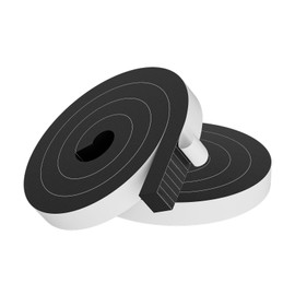 Bantie 1"×1" EVA Weather Stripping Foam Tape Larger Foam Weather Stripping Door Seal Strip for Door/Window/Large Gap Insulation (1"×1",13FT,Black)