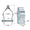 scottchen PRO Tube Gate Bracket Fits 1.6" to 2" Pipe,