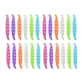 Kieferorthopädische elastische Platzierer aus Kunststoff, Einweg, 30 Stück, 6 Farben