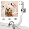 ZCONIEY Sink Faucet Sprayer Attachment, Shower Head Attaches To Tub