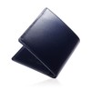 Blue Sincere IHW1 Men's Bi-fold Wallet, Genuine Leather, Italian Leather,